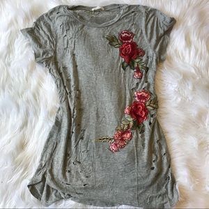 Oversized Distressed Tee